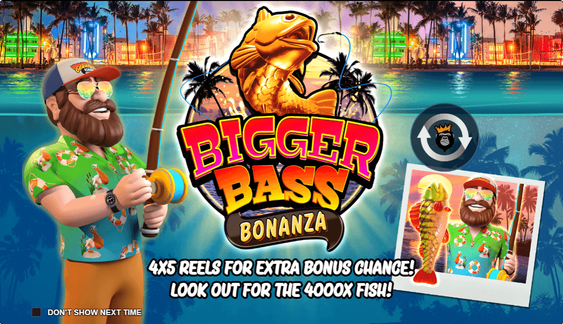 Bigger Bass Bonanza Online Slots Game Thumbnail