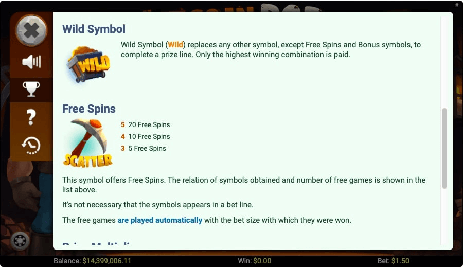 Bitcoin Bob online slot game wild symbol and free spins