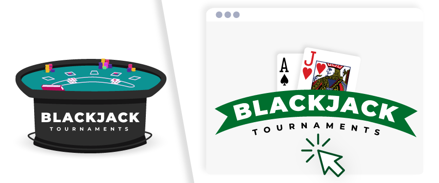 blackjack tournament vs land based casinos