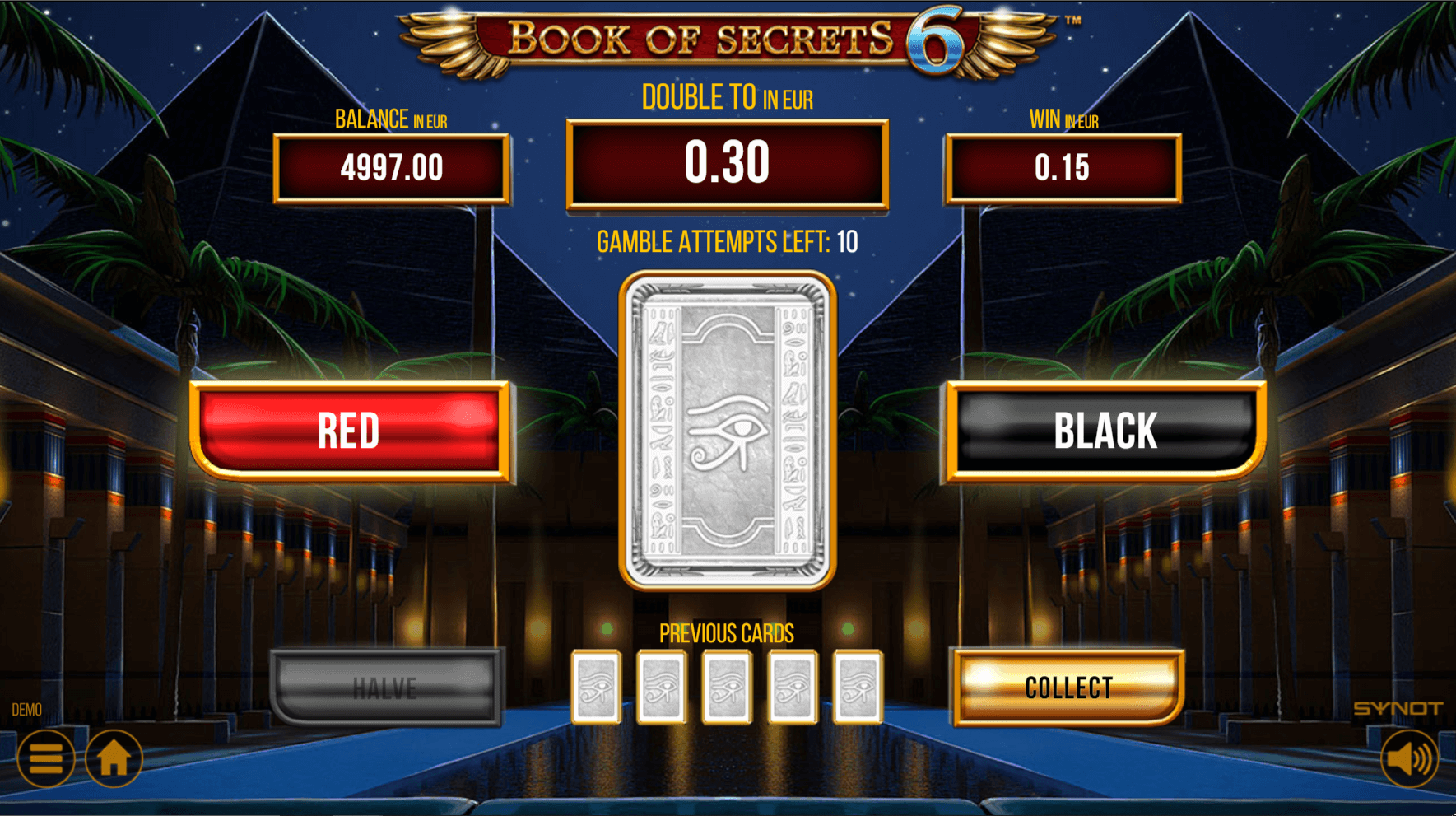 Book of Secrets 6 online slot game double