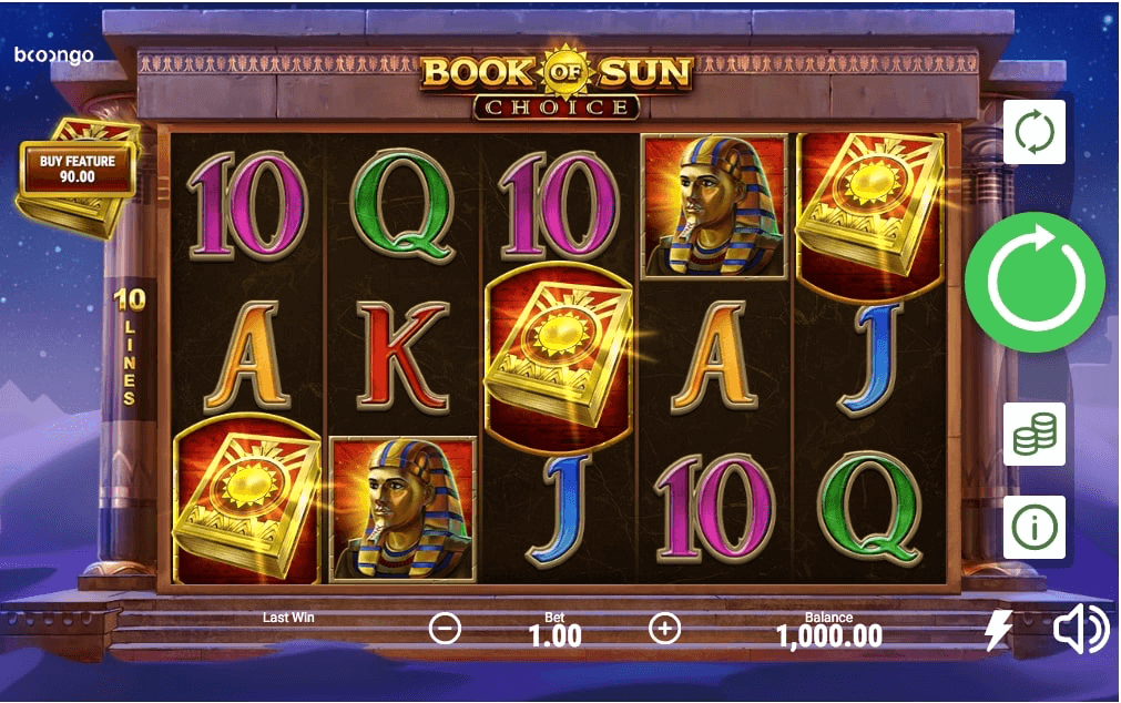 Book Of Sun Choice Online Slot Reels