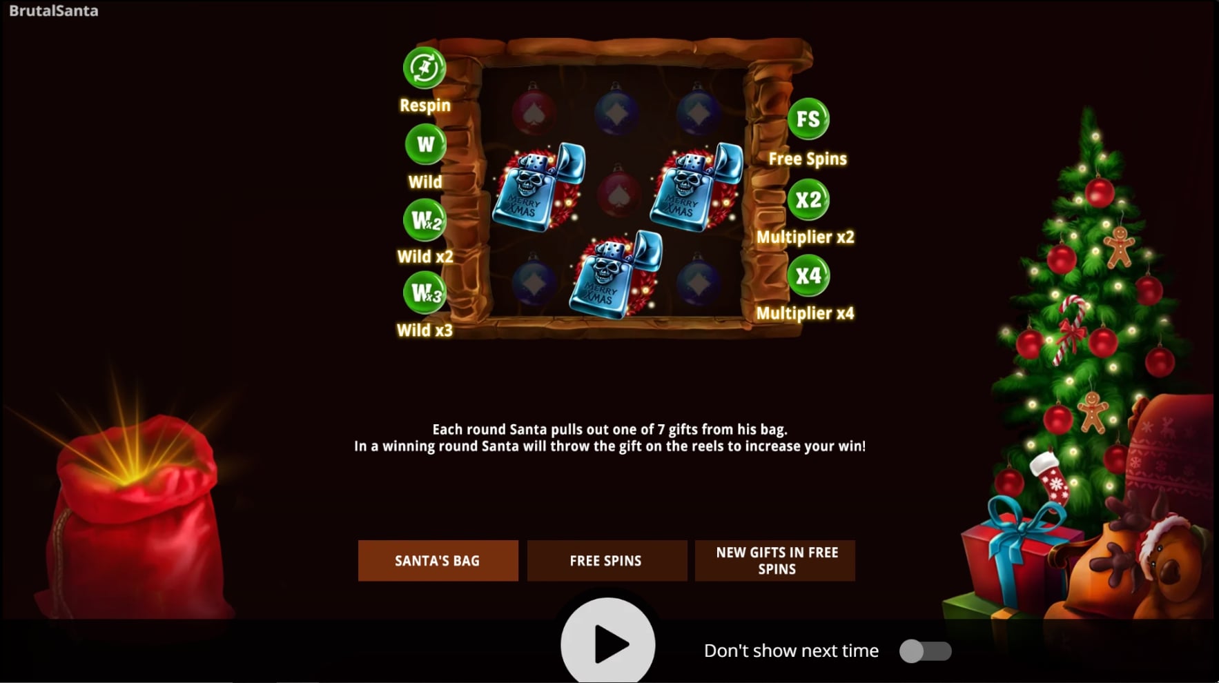 How to Play Brutal Santa Slot