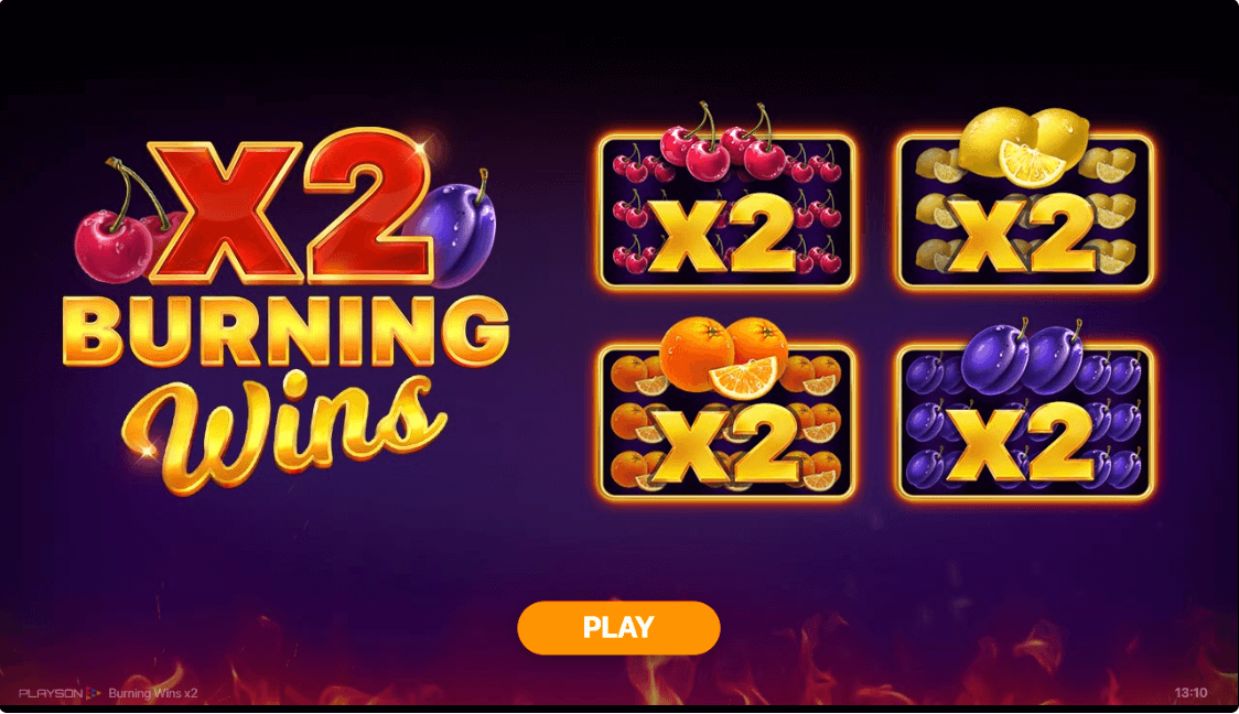 Burning Wins x2 Online Slots Game Features