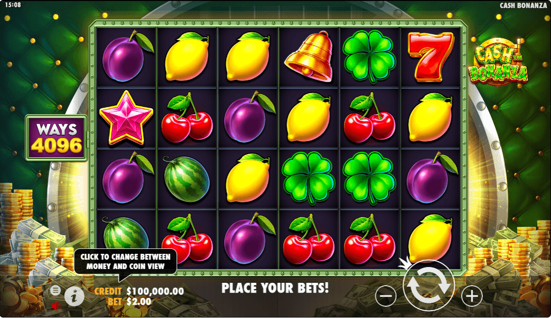 Cash Bonanza Online Slots Game Reels
