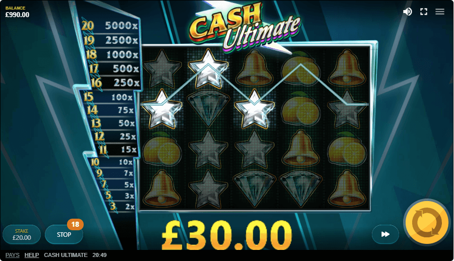 Cash Ultimate online slot game big win