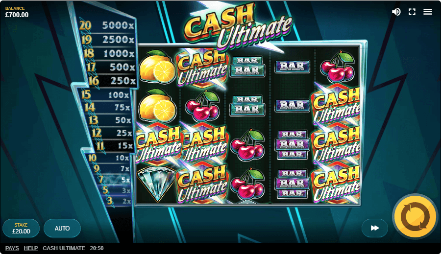Cash Ultimate online slot game reels