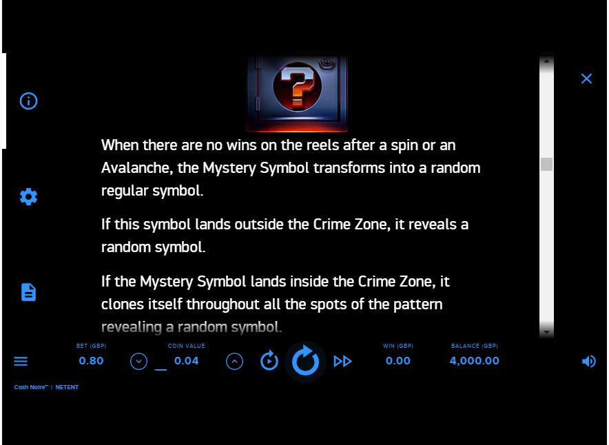 Cash Noire Online Slot Wild Symbol