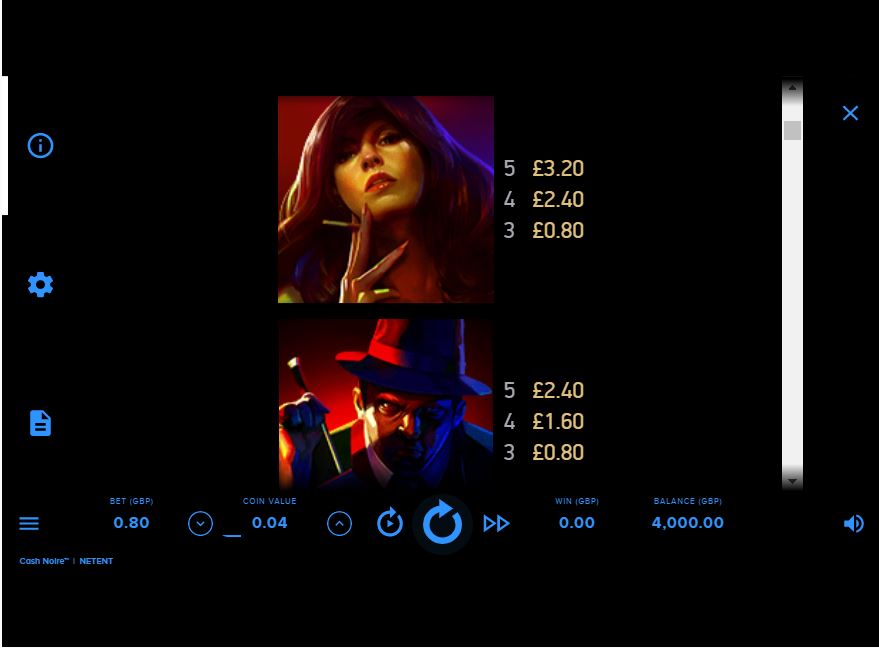 Cash Noire Online Slot Multiplier Feature