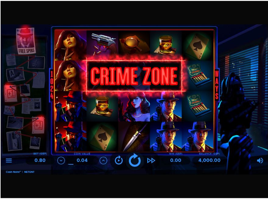 Cash Noire Online Slot Reels