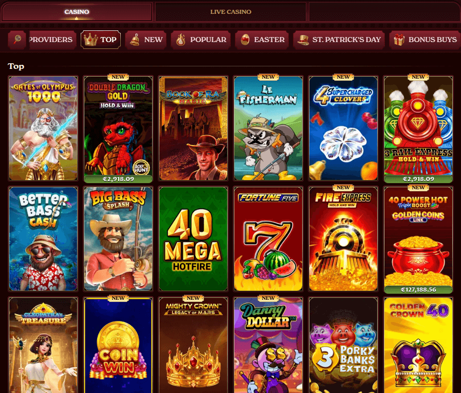 Casoola Casino Game Library