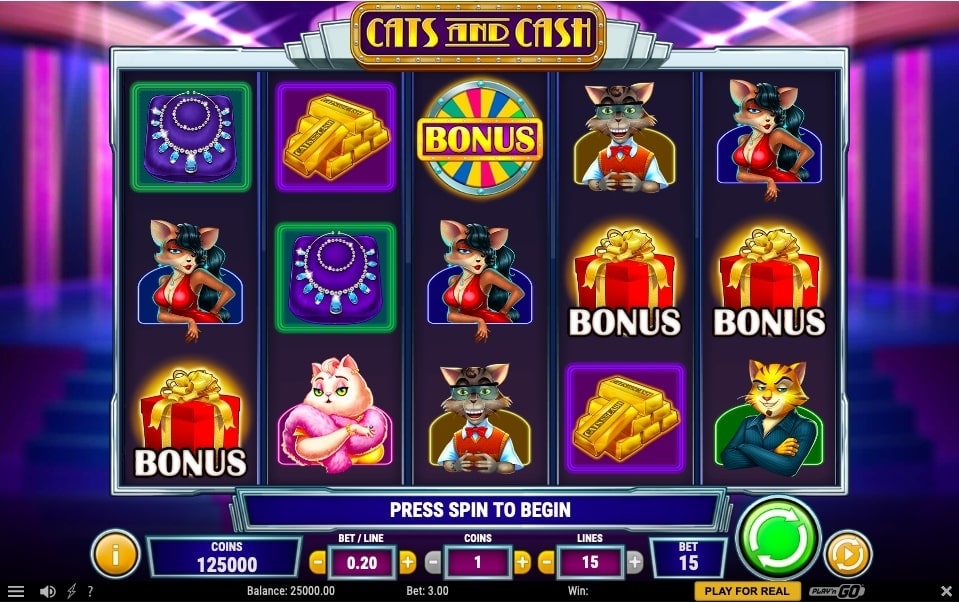 Cats and Cash slot