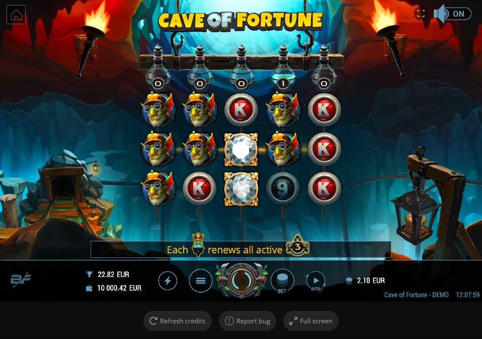 Cave of Fortune Slot Gameplay