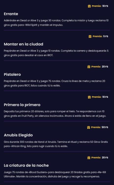Misiones de CazzyGames