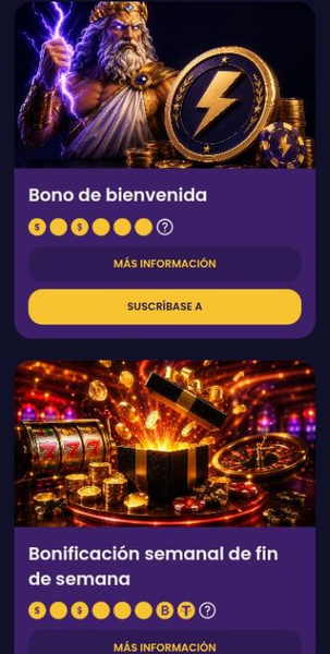 Bono de bienvenida de CazzyGames