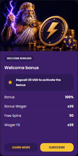 CazzyGames Casino Welcome Bonus