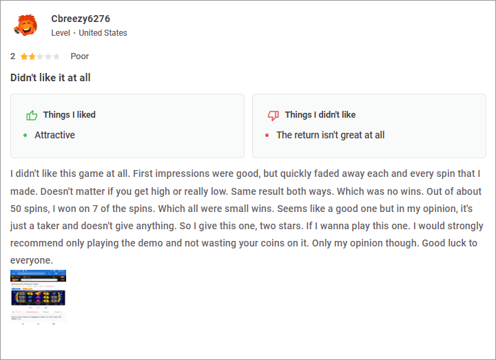 Cbreezy6276 Diamond Chance Slot Review