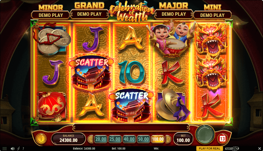 Celebration of Wealth Online Slot Game Features