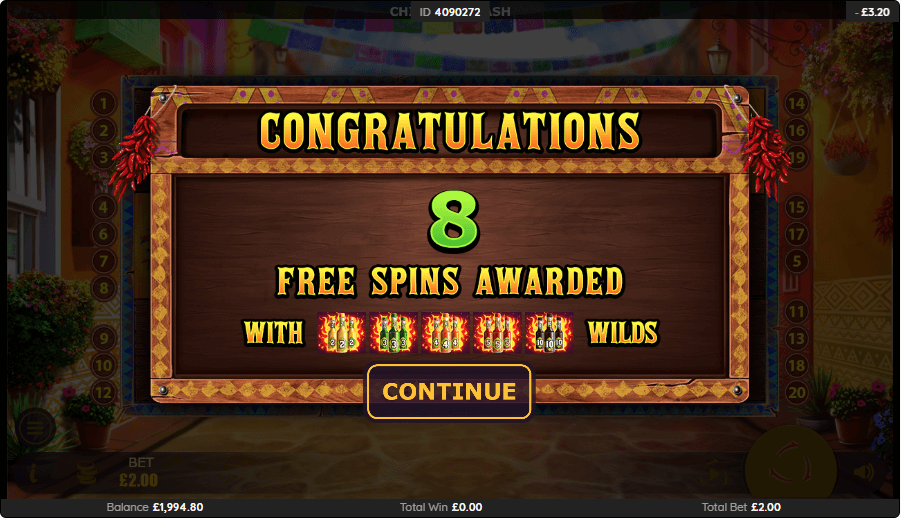 Chilli con Cash special feature awarded