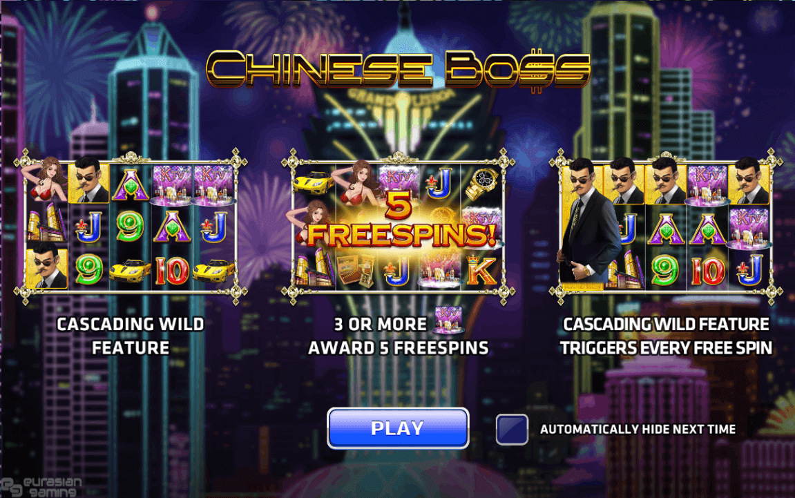 Chinese Boss Online Slots Game Features
