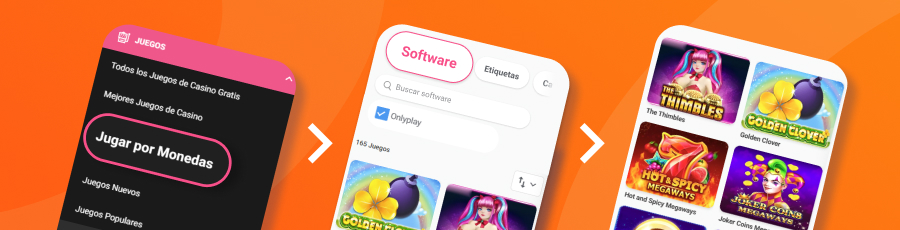 Banner de instrucciones de Onlyplay