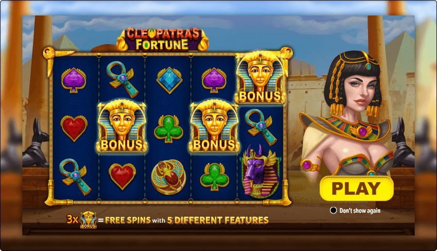 Cleopatra's Fortune Online Slot Game Features