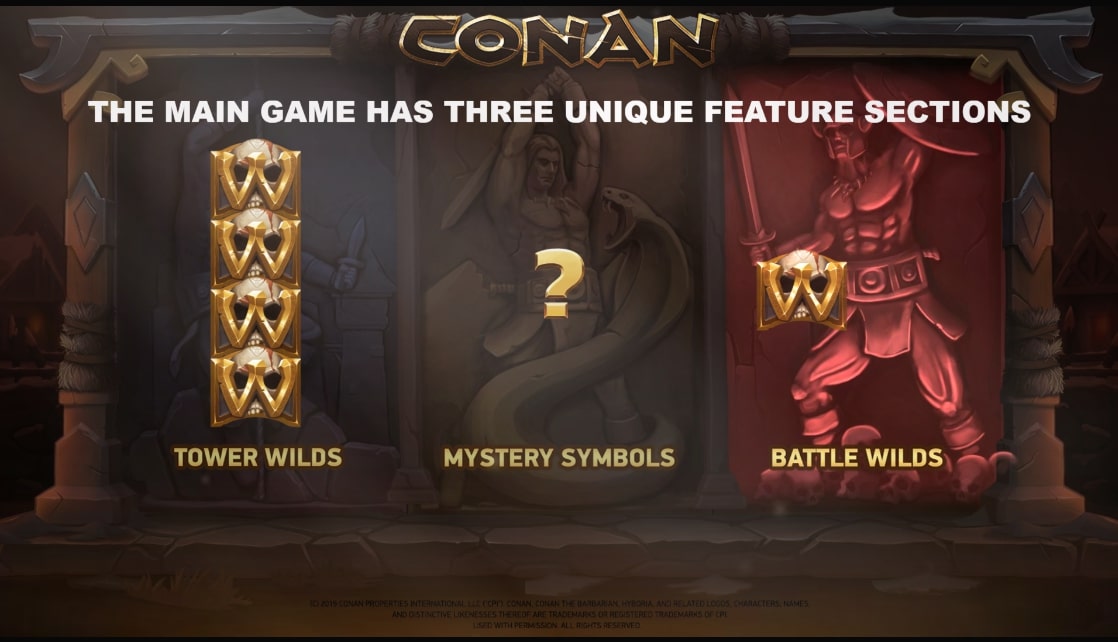 Conan SLot Gameplay