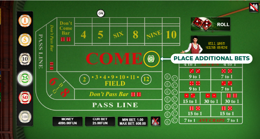 craps additional bets
