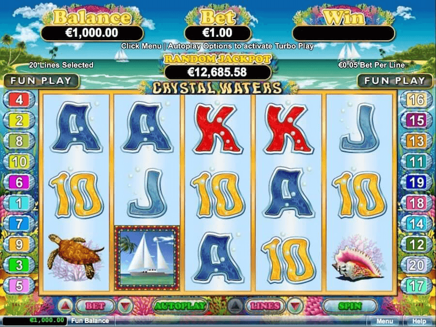 Crystal Waters Online Slot Reels