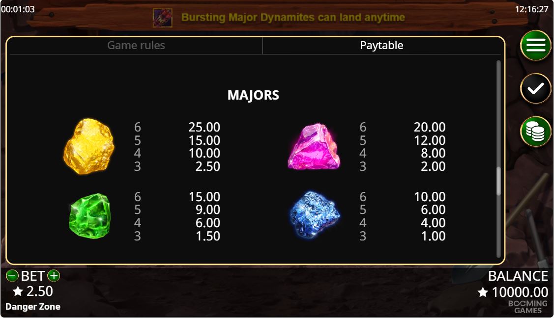 Booming Games Danger Zone Online Slot Multiplier Symbols