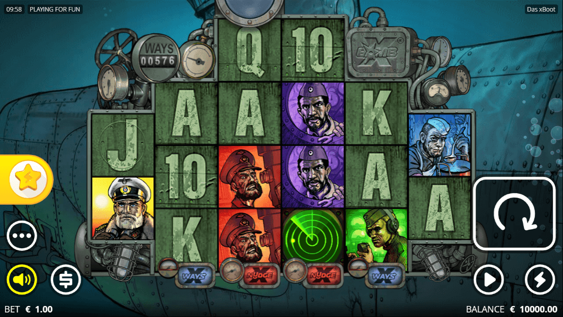 Das xBoot Online Slots Game Reels