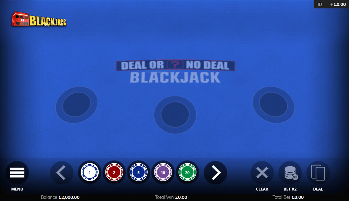 Deal or No Deal Blackjack Online Blackjack Game Place Bet