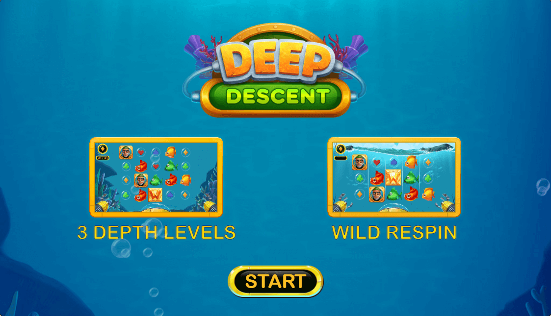Deep Descent Online Slots Game Features