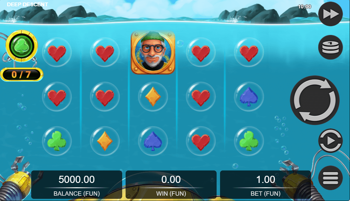 Deep Descent Online Slots Game Reels