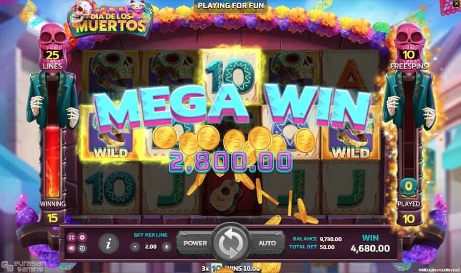 Dia De Los Muertos Online Slots Game Mega Win