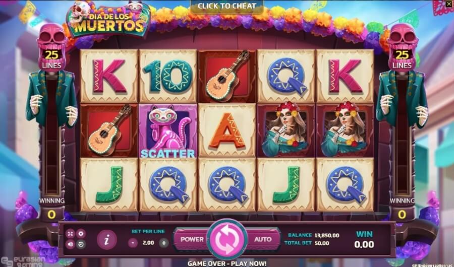 Dia De Los Muertos Online Slots Game Reels