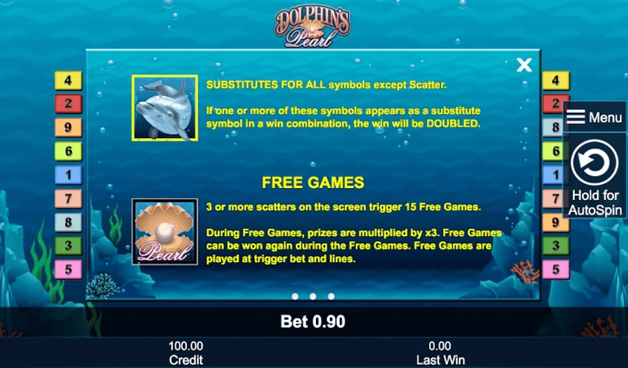 Dolphins Pearl Novomatic online slot wild symbols and special features explained