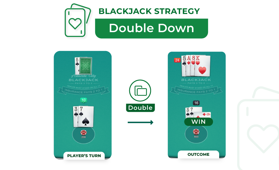 double down in blackjack 
