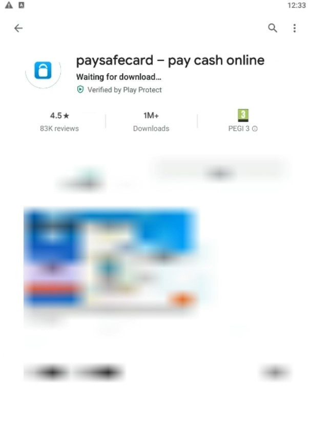 Download the Paysafe card mobile app