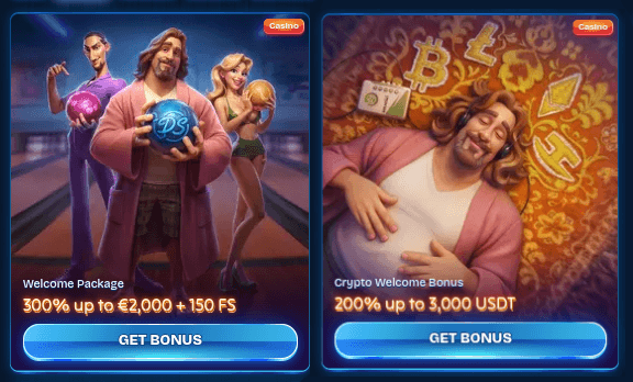 activate DudeSpin Casino new player bonus image