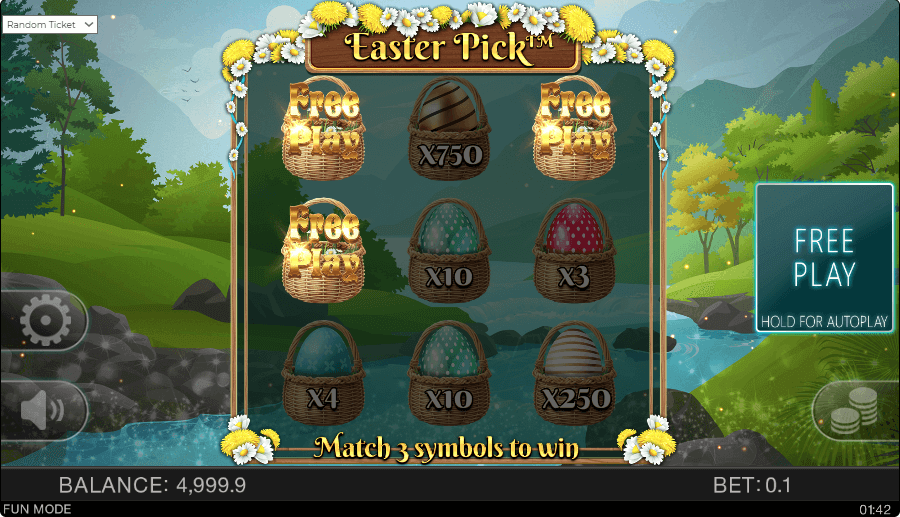Easter Pick scratch card online slot free play