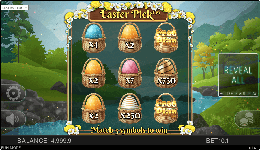 Easter Pick scratch card online slot