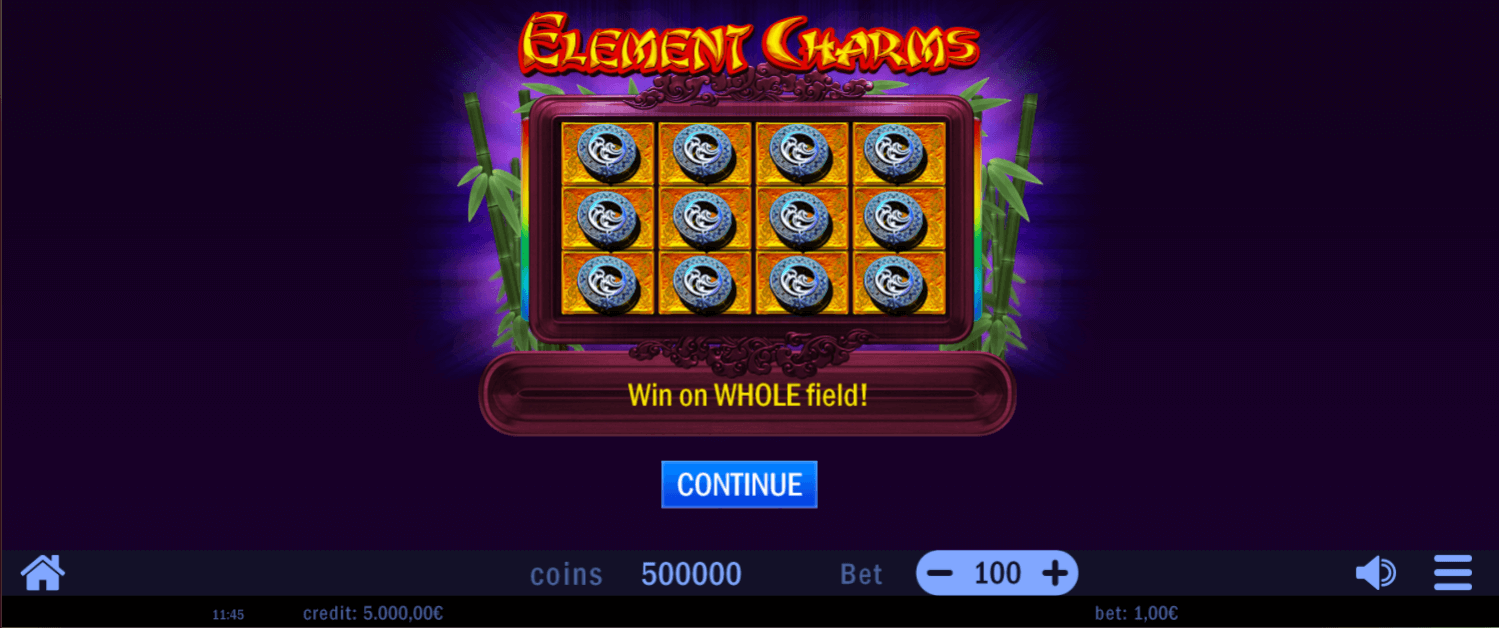 Element Charms Online Slots Game Features