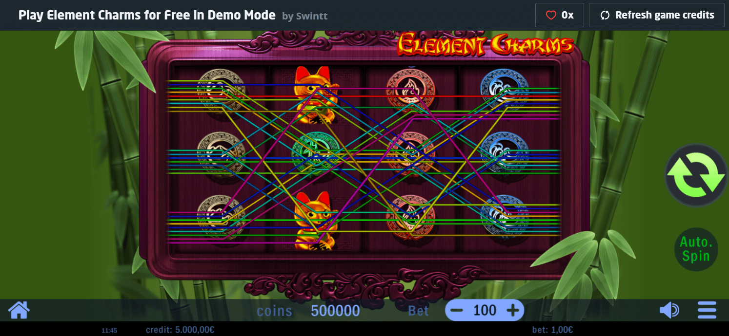 Element Charms Online Slots Game Reels