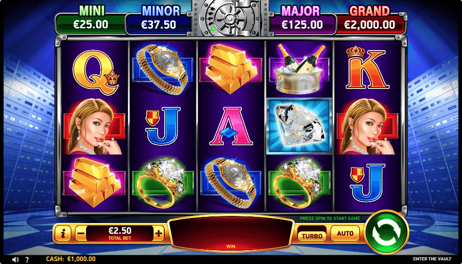 Enter the Vault Online Slots Game Reels