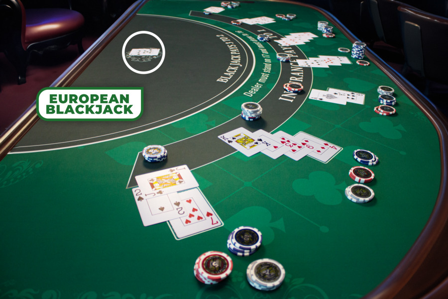 European Blackjack Table