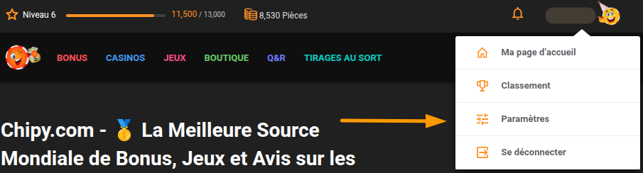 Centre d'aide : configurer vos paramètres de paiement