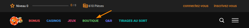 Qu'est-ce que la navigation dans la boutique ?