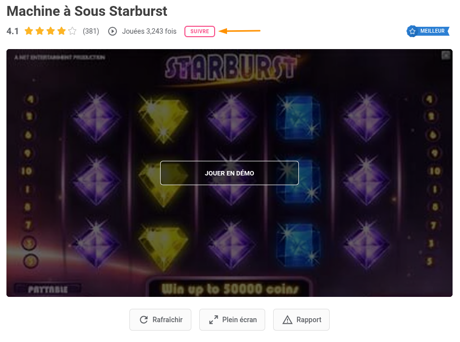 Se désabonner de la page du jeu