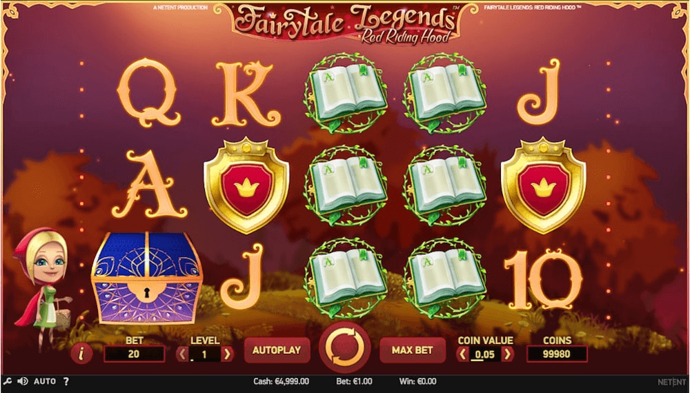 Fairytale Legends: Red Riding Hood Online Slot Reels