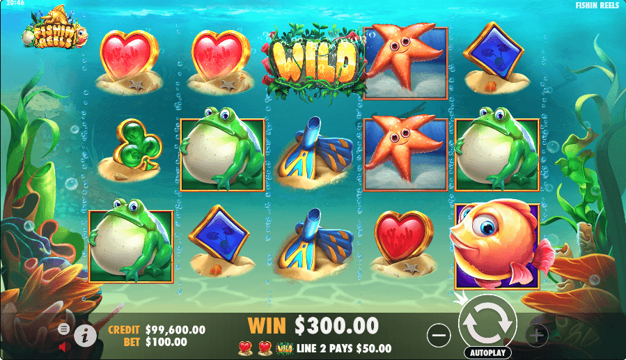 Fishin Reels online slot game big win